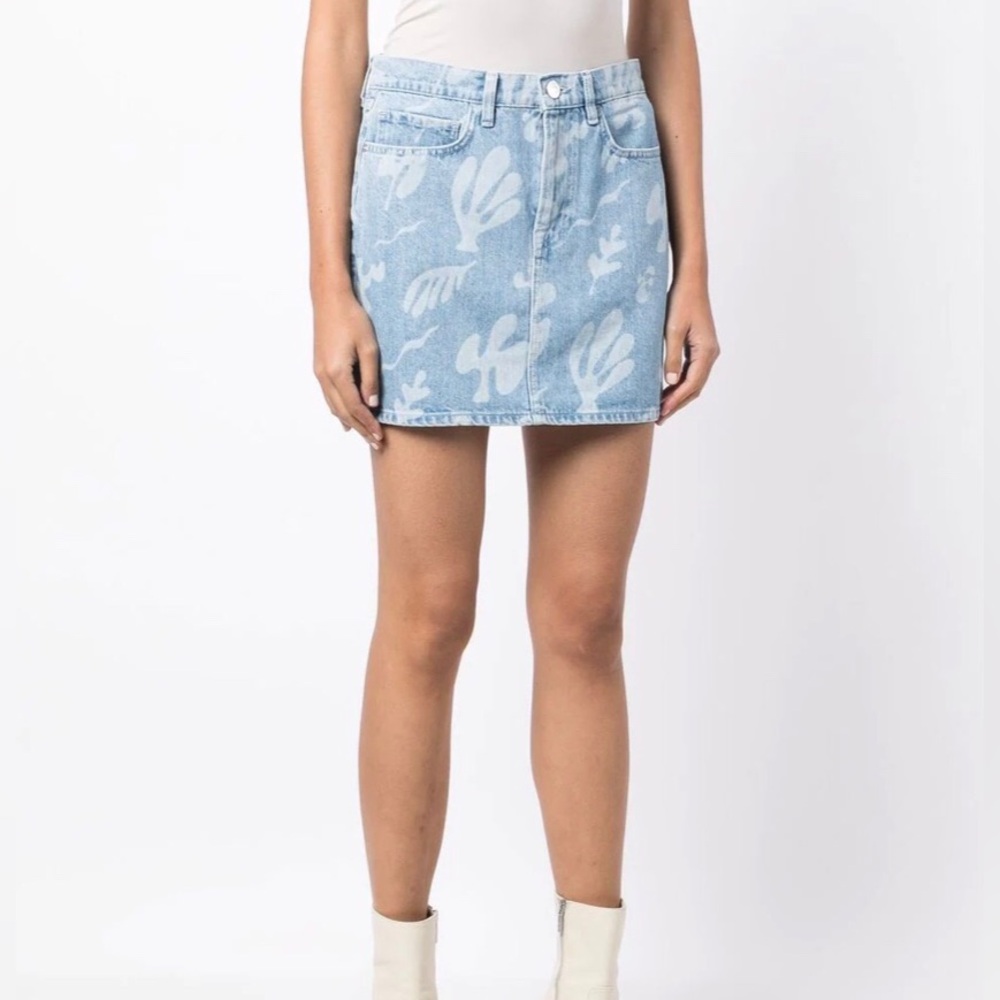 Frame Denim | NWT Mini Denim Skirt - Picture 2 of 16